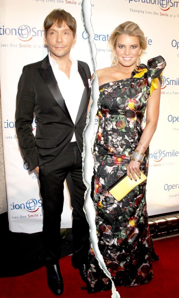 Ken Paves and Jessica Simpson