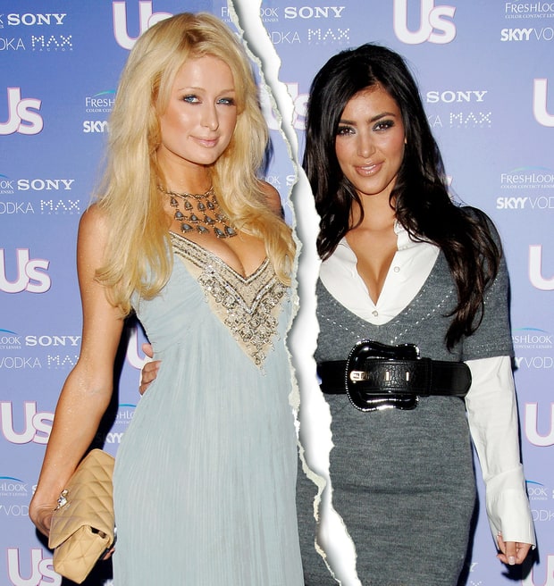 Paris Hilton and Kim Kardashian