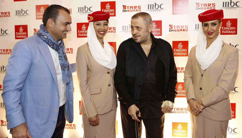 resized_MBC Group Stars on Board - summer cruise 2016 Launch - George Wassouf & Youssef Harb