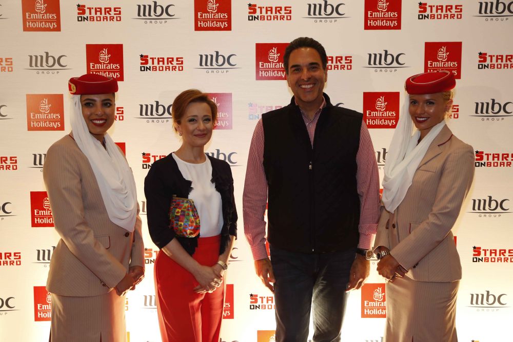 resized_MBC Group Stars on Board - summer cruise 2016 Launch - Tamador Kouatly & Mazen Hayek
