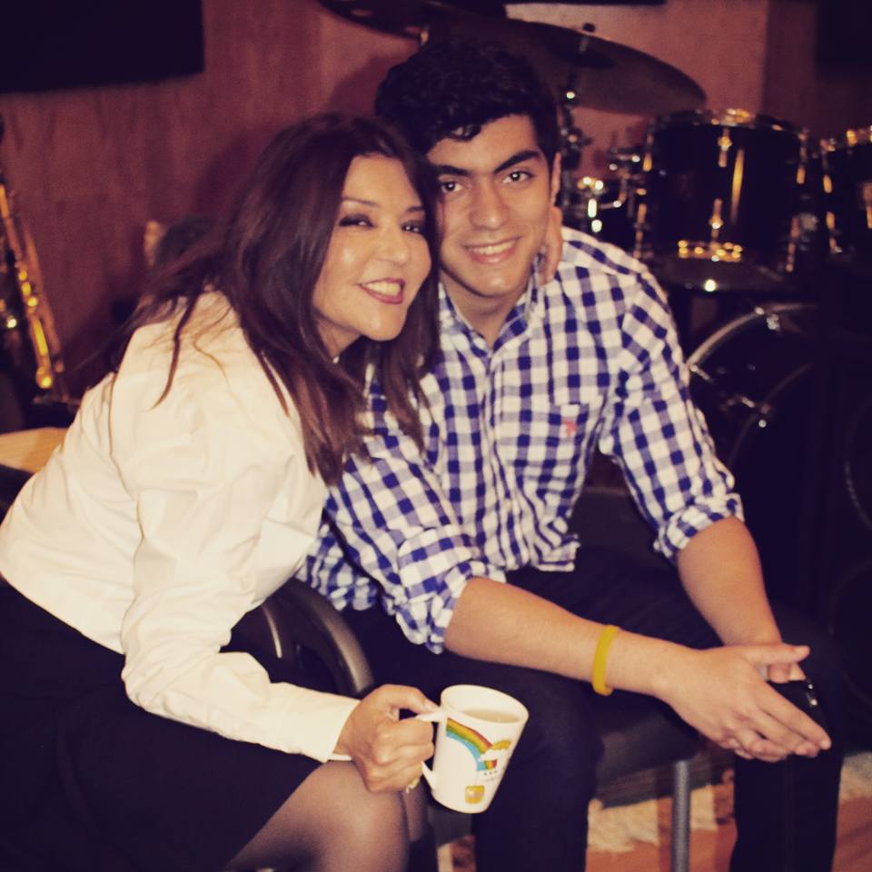 سميرة سعيد مع ابنها الوحيد شادي