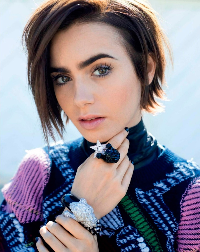 2016 Lily Collins - Chanel Jewelry