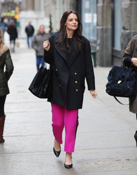 Katie Holmes' Pea Coat
