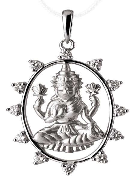 platinum_laxmi_pendant