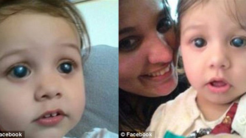 طفلة تشاهد امها للمرة الاولى (1)