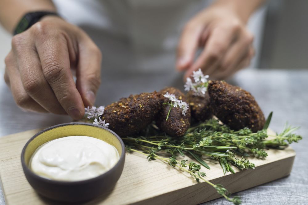 resized_Kibbeh with Wagyu and Truffle Yogurt