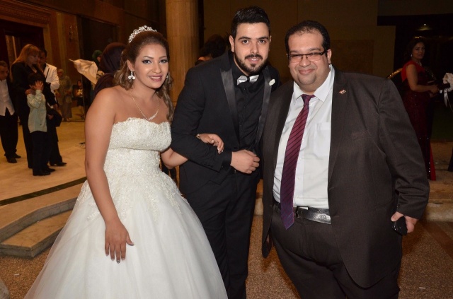 عمرو و احمد سعد يحتفلان بزفاف شقيقتهما (19)