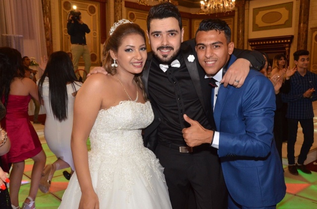 عمرو و احمد سعد يحتفلان بزفاف شقيقتهما (3)