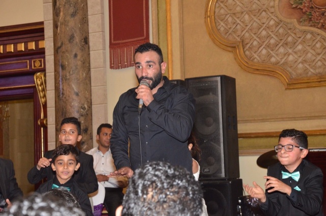 عمرو و احمد سعد يحتفلان بزفاف شقيقتهما (4)