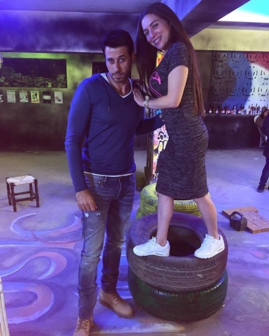 احمد صلاح السعدني مع مي عز الدين