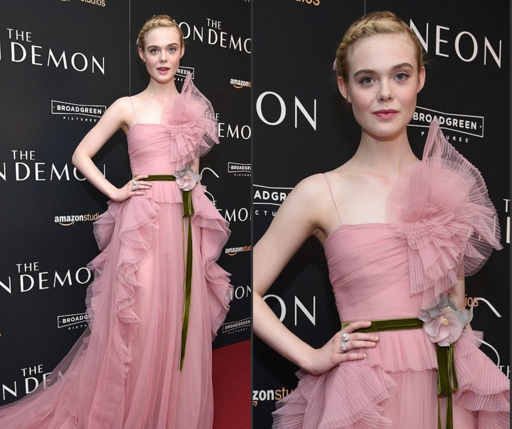 Elle Fanning at the New York Special Screening of The Neon Demon