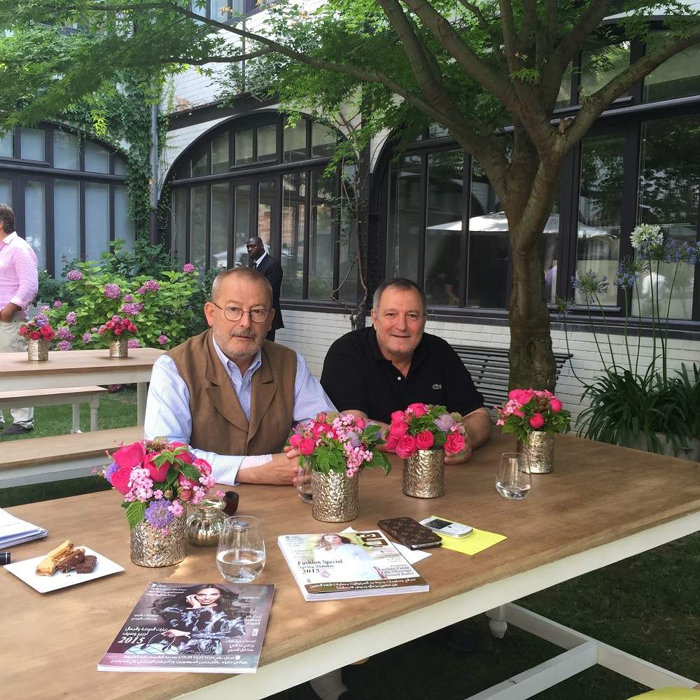 عدنان الكاتب مع بتريك لويس فيتون