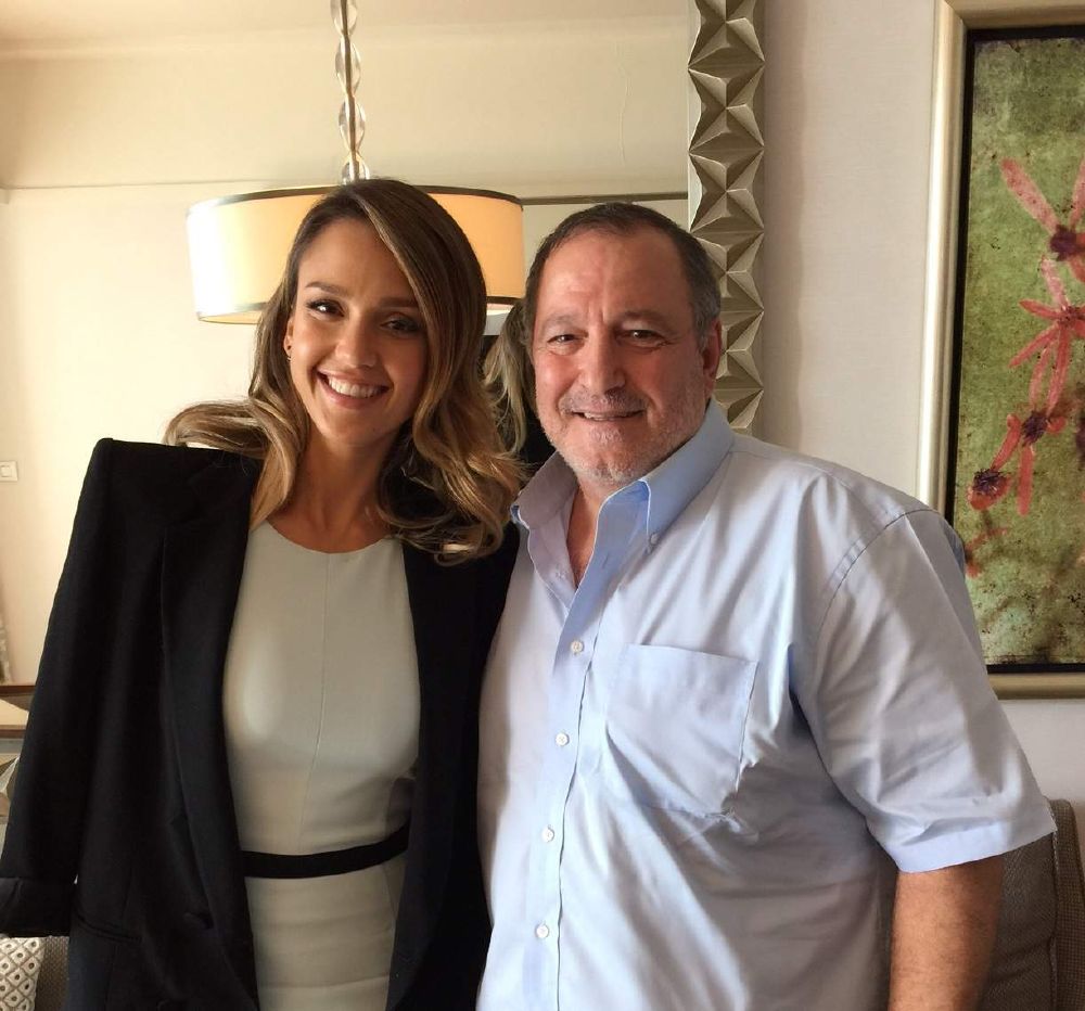 عدنان الكاتب وجيسكا ألبا