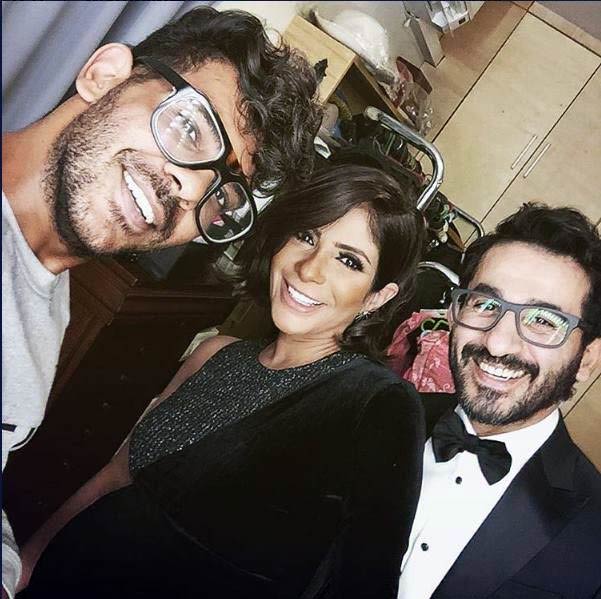 إطلالة أحمد حلمي ومنى زكي خلال مهرجان القاهرة السينمائي