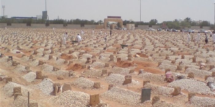 عدد من القبور