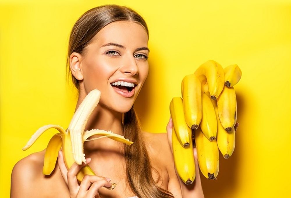الموز لترطيب البشرة