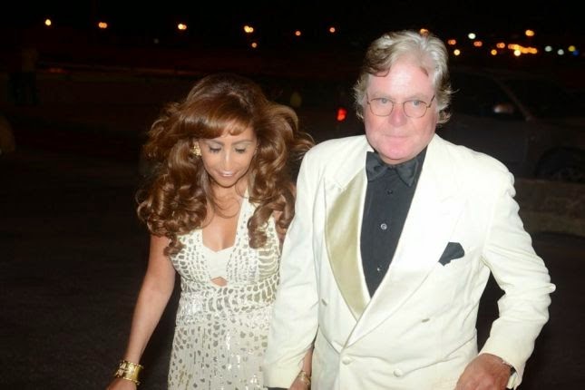 حسين فهمي  وطليقته السعودية رنا القصبي