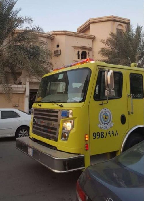 الدفاع المدني تمكنوا من إخماد الحريق