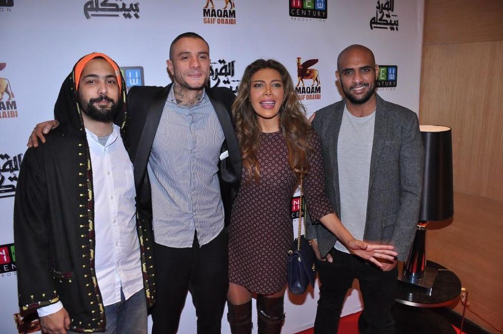 العرض الخاص للقرد بيتكلم يشهد حضور عدد كبير من نجوم الفن