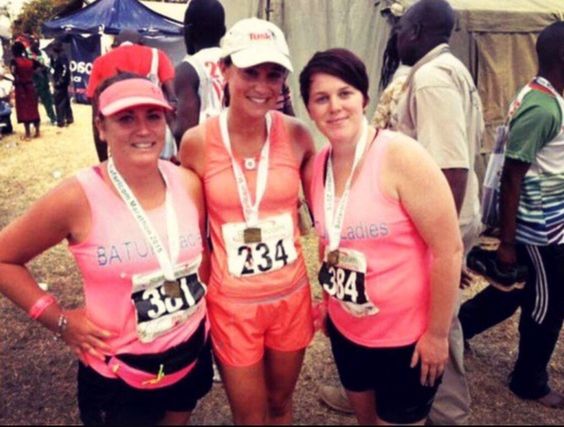 بيبا ميدلتون تشارك في ماراثون في كينيا