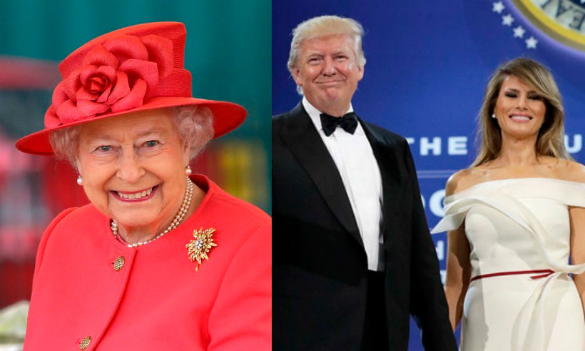 ترامب وزوجته سيذهب قريبا لتناول الشاي مع ملكة بريطانيا