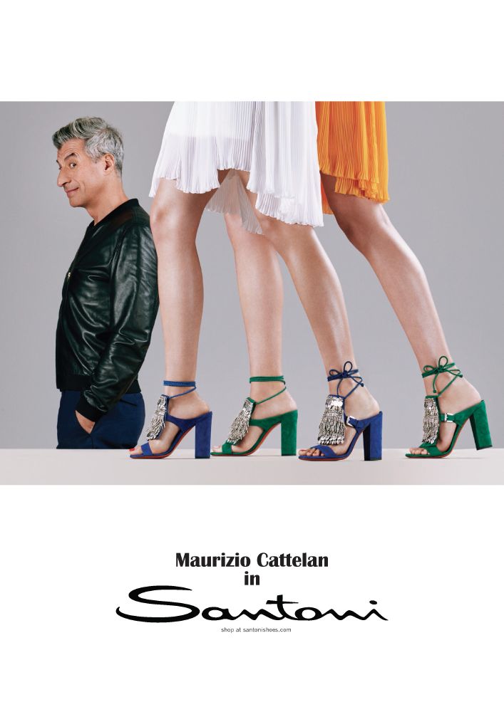 حملة Santoni الإعلانية لموسم ربيع صيف 2017