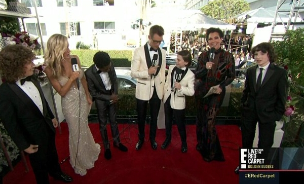 مقابلات كريس جينر على السجادة الحمراء في حفل جولدن جلوب 