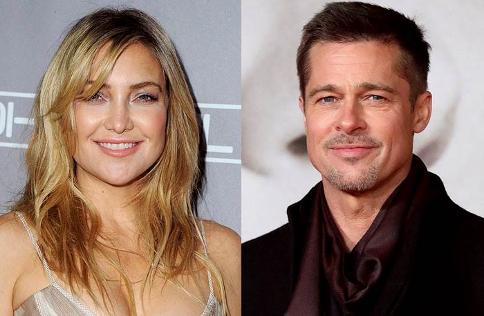 وقوع براد بيت في غرام كيت هدسون