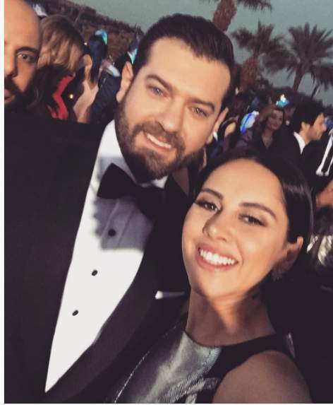 ياسمين رئيس مع عمرو يوسف من زفاف