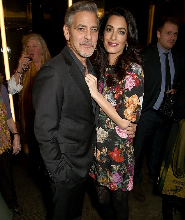 جورج كلوني تحدث عن خططه وزوجته بعد مولد الطفلين