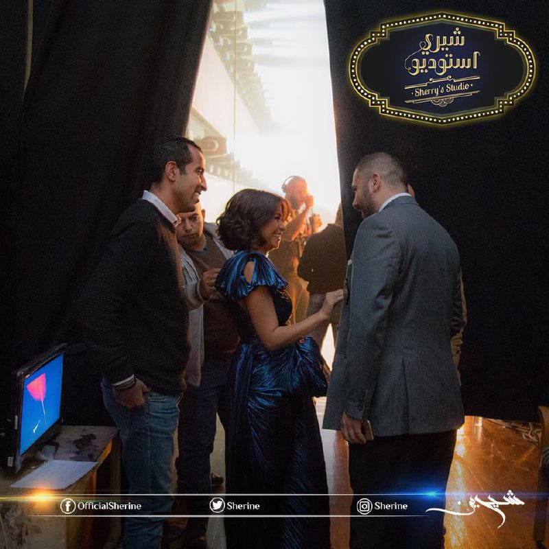 رامي عياش وشيرين عبد الوهاب من برنامج شيري أستوديو