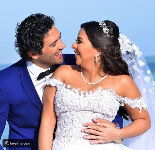 زواج حسن الرداد من إيمي سمير غانم