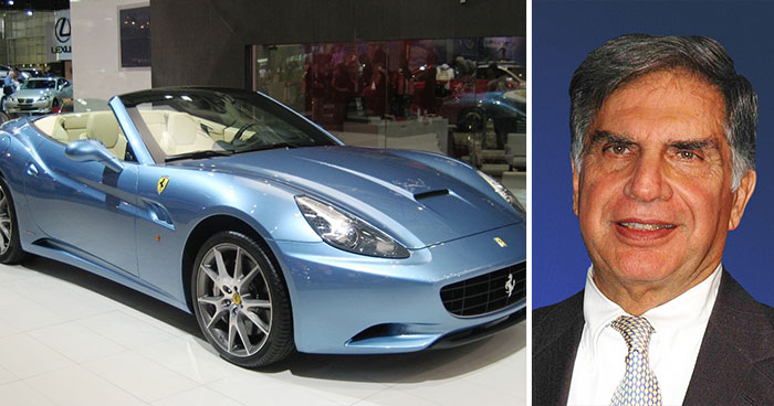 راتان تاتا يملك أسطول سيارات