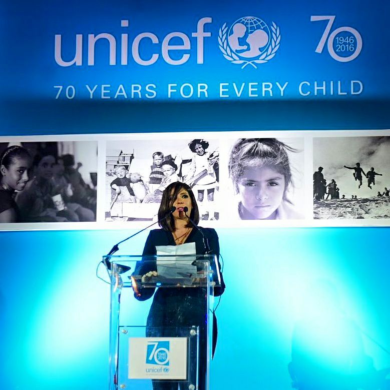 سفيرة النوايا الحسنة ليونيسف مصر