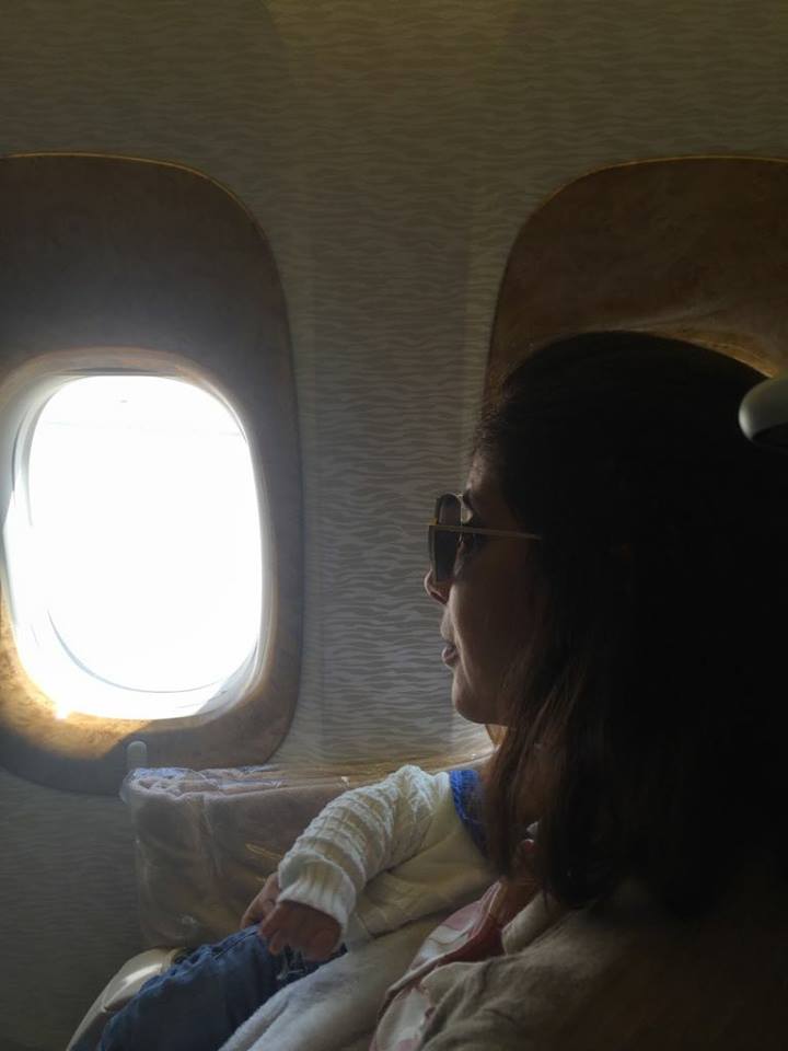 منى زكي تنشر أول صورة لابنها يونس أحمد حلمي