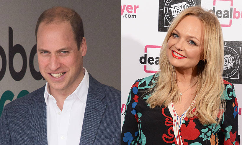 الأمير وليام يسأل إيما بونتون عن عودة فريق Spice Girls