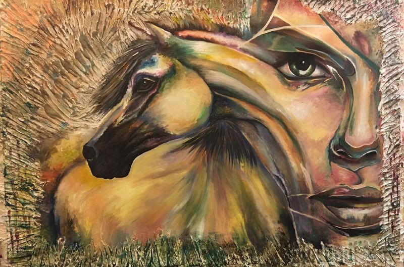 حالة عشق اول معرض شخصي للفنانة التشكيلية هبة الشريف