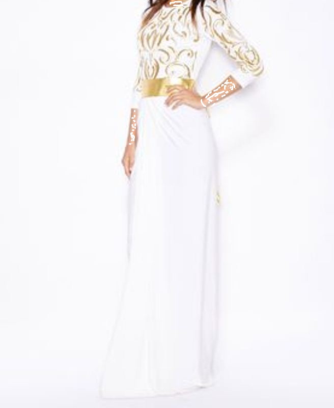 اجدد موديلات فساتين باكمام طويلة علي انستقرام مشاهير