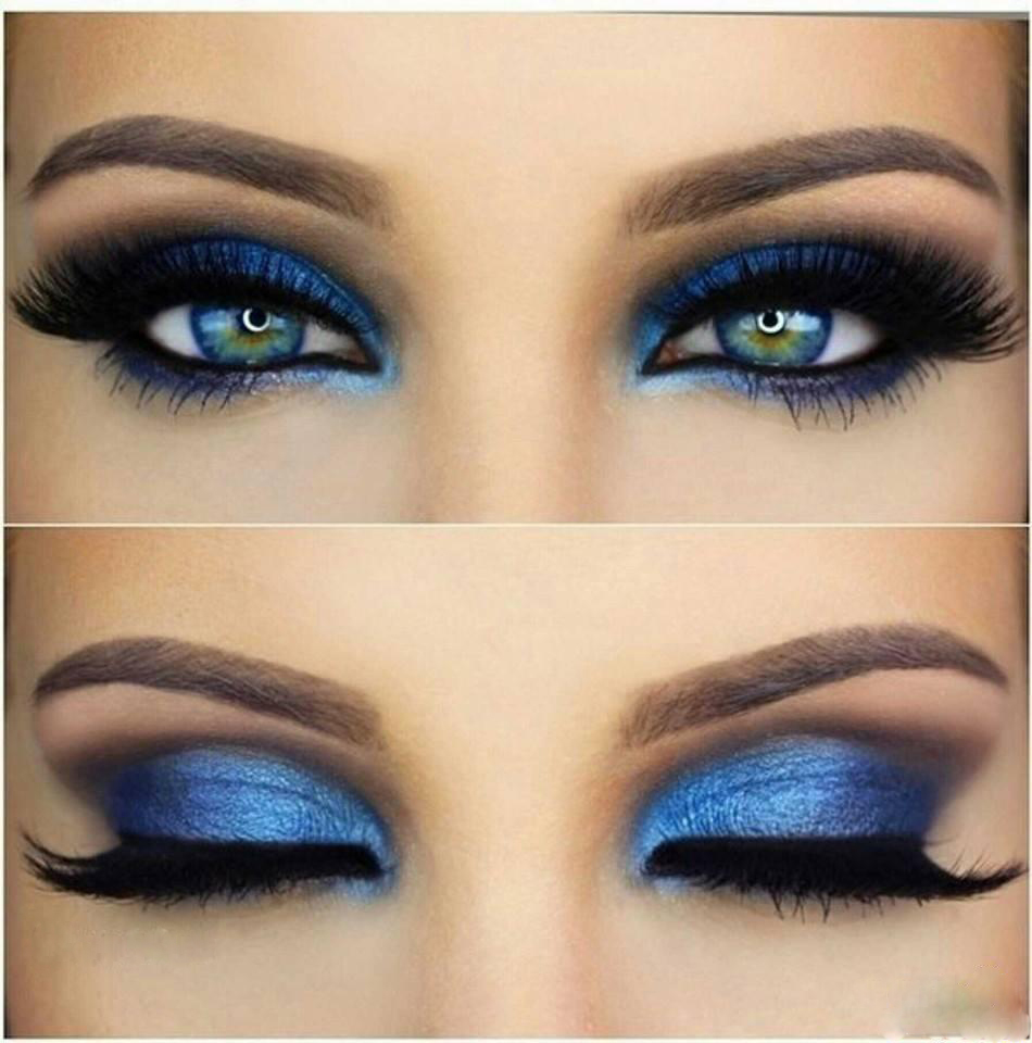 بالصور...مكياج عيون خليجي للسهرات