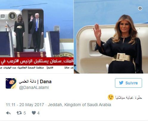 بالصور ...أطلالات ميلانيا ترامب في السعودية تشعل مواقع التواصل الاجتماعي