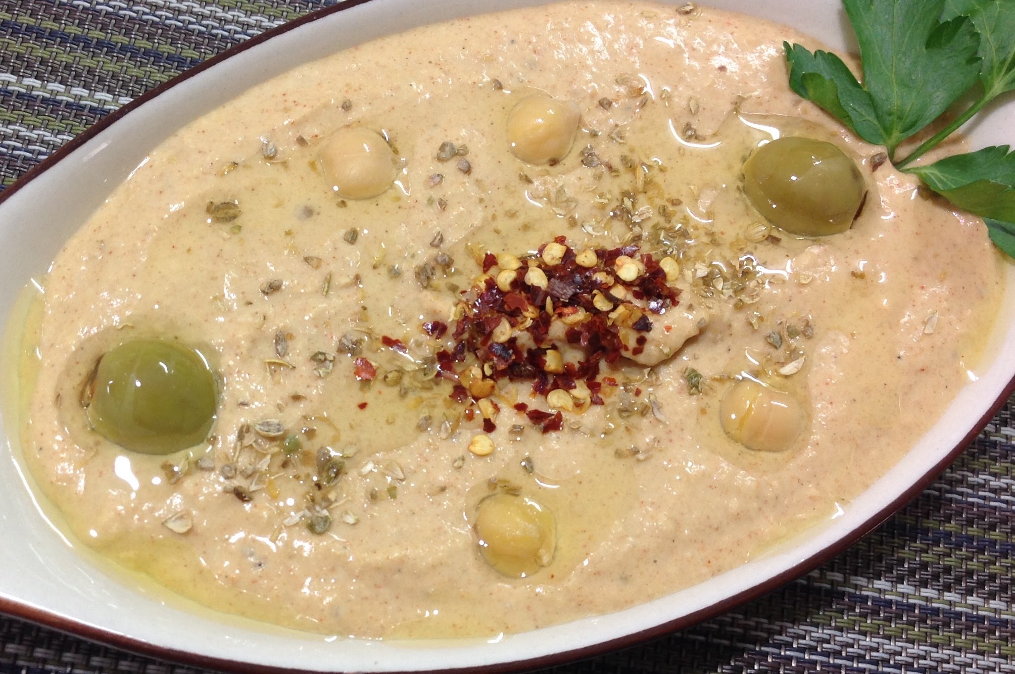 وصفة سلطة الحمص على الطريقة السورية