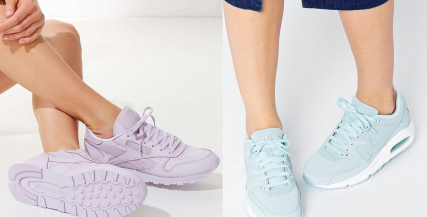 الأحذية الرياضية بلمسة ألوان جديدة