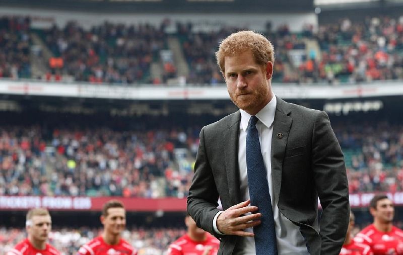 الأمير هاري حضر مباراة الركبي السنوية