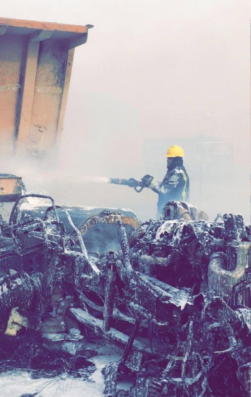 الدفاع المدني سيطر على الحريق