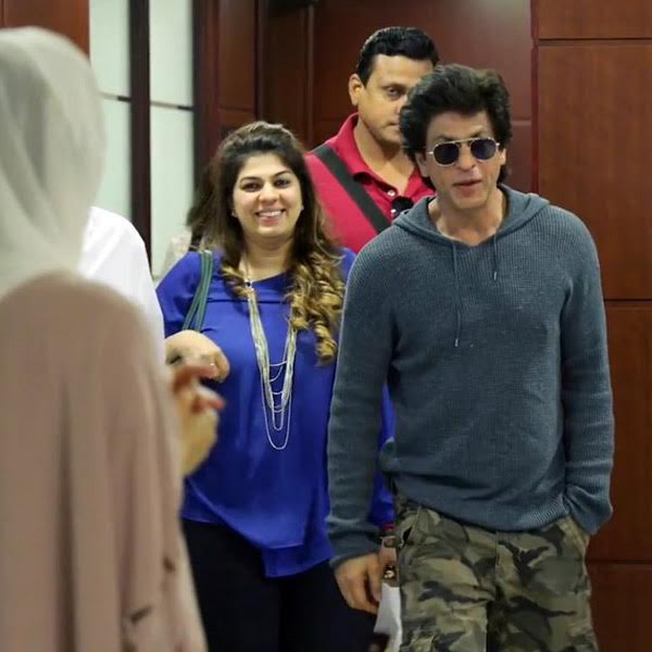 الملك يستمتع بعالم دبي