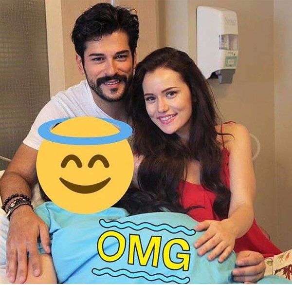 بوراك أوزجفيت يحتفل بولادة شقيقته مع خطيبته فهرية أفجان