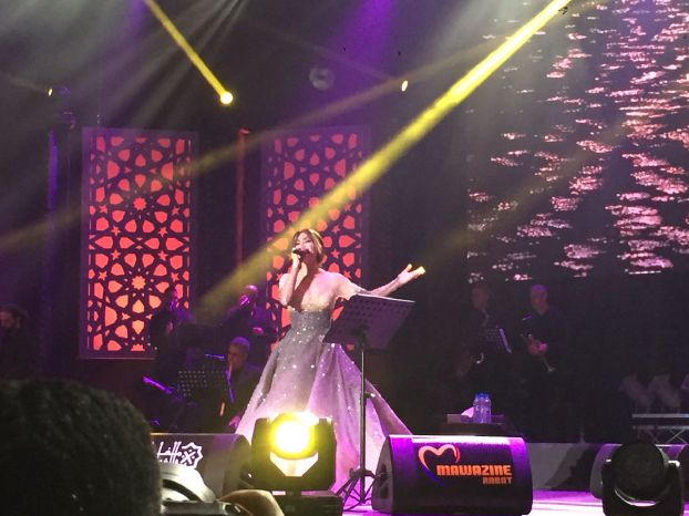 نوال الزغبي تفتتح المشاركة اللبنانية في مهرجان موازين