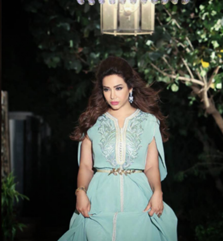 القفطان المغربي على لجين عمر
