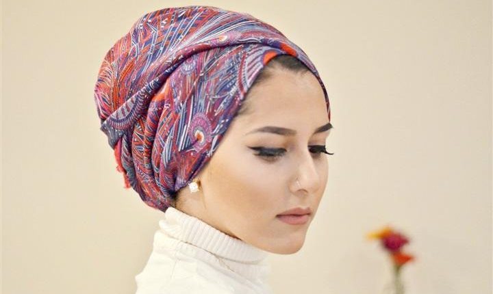 احدث صيحات لفات الحجاب والوانة في عيد الفطر