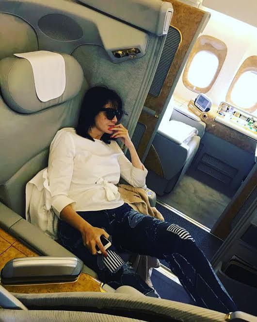 غادة عبد الرازق في المالديف لقضاء أجازة العيد